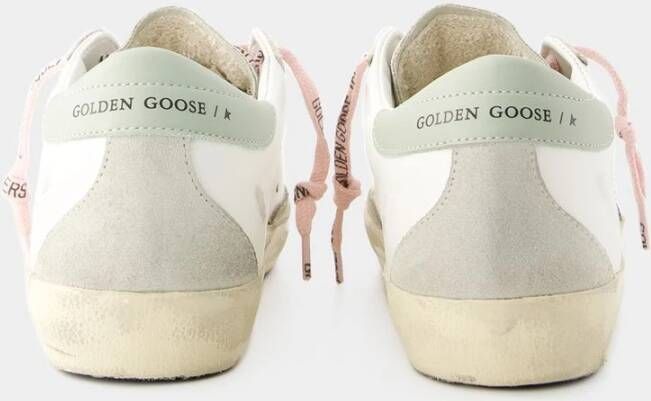 Golden Goose Super-Star Sneakers Leer Wit Dames