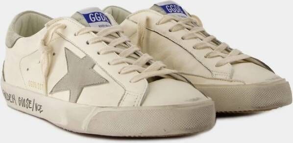 Golden Goose Super Star Sneakers Leer Wit White Heren