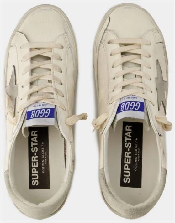 Golden Goose Super Star Sneakers Leer Wit White Heren