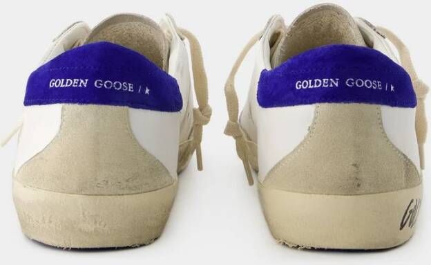 Golden Goose Witte Leren Superstar Sneakers met Groene Hak White Heren - Foto 3