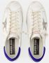 Golden Goose Heren Lichtblauwe Lamsskin Jas met Witte Mouwen Wit Heren - Thumbnail 4