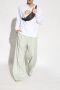 Golden Goose Heren Lichtblauwe Lamsskin Jas met Witte Mouwen Wit Heren - Thumbnail 8