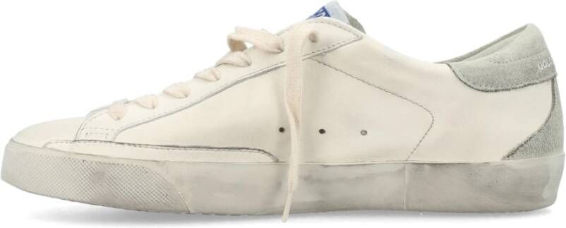 Golden Goose Witte lage top sneakers sterpatch White Heren