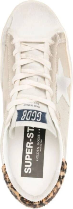 Golden Goose Superstar Leren Sneakers Beige Dames