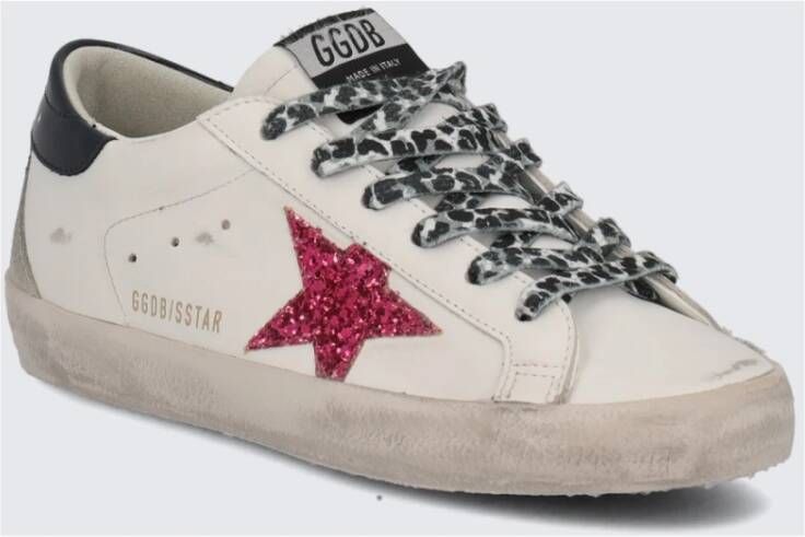 Golden Goose Superstar Leren Sneakers met Ster Logo White Dames