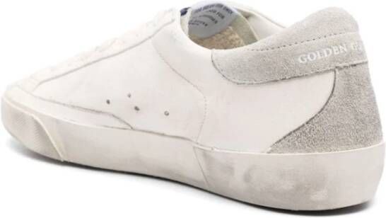Golden Goose Superstar Nappa Star Suede Sneakers White Heren