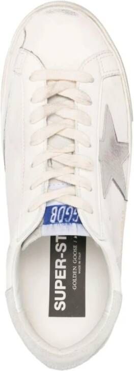 Golden Goose Superstar Nappa Star Suede Sneakers White Heren