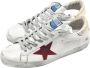Golden Goose Superstar White and Red Sneakers Multicolor Dames - Thumbnail 3