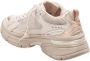 Golden Goose Taupe Leren Mesh Sneakers Rose Goud - Thumbnail 2