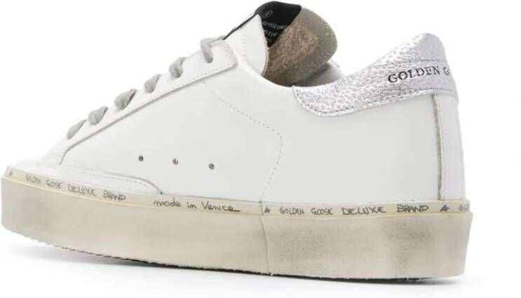 Golden Goose Contrasterende Veterschoenen Hi Star Sneakers White Dames - Foto 10
