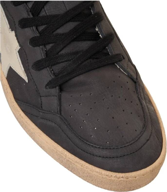 Golden Goose Versleten Ball Star Sneakers Zwart