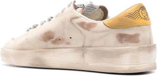 Golden Goose Beige Sneakers 'Stardan' voor Mannen Beige Heren