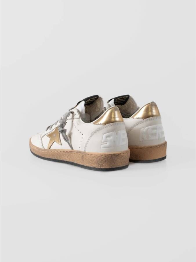 Golden Goose Vintage-geïnspireerde Ball Star sneakers White Dames