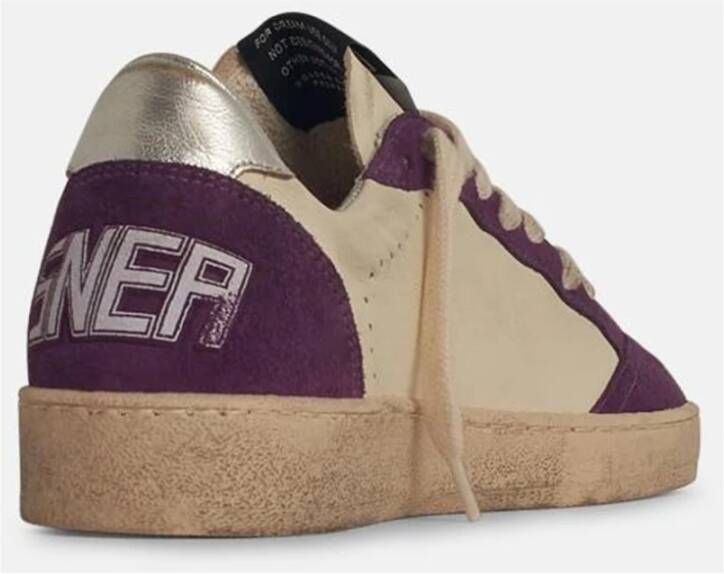 Golden Goose Vintage Glitter Logo Sneakers