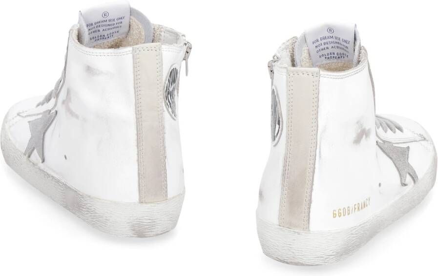 Golden Goose Vintage Leren High-Top Sneakers