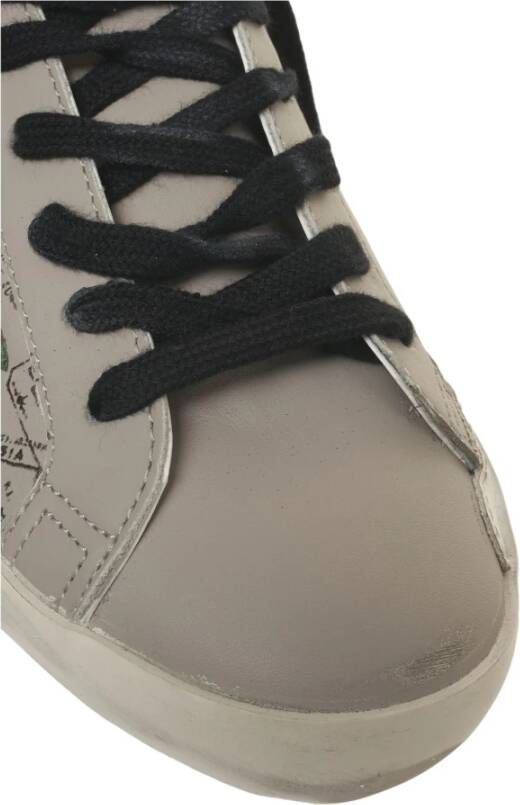 Golden Goose Vintage Leren Sneakers met Sterrenprint