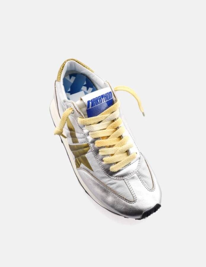 Golden Goose Vintage Marathon Star Glitter Sneakers White Heren