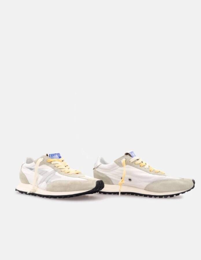 Golden Goose Vintage Marathon Zilveren Ster Sneakers White Heren