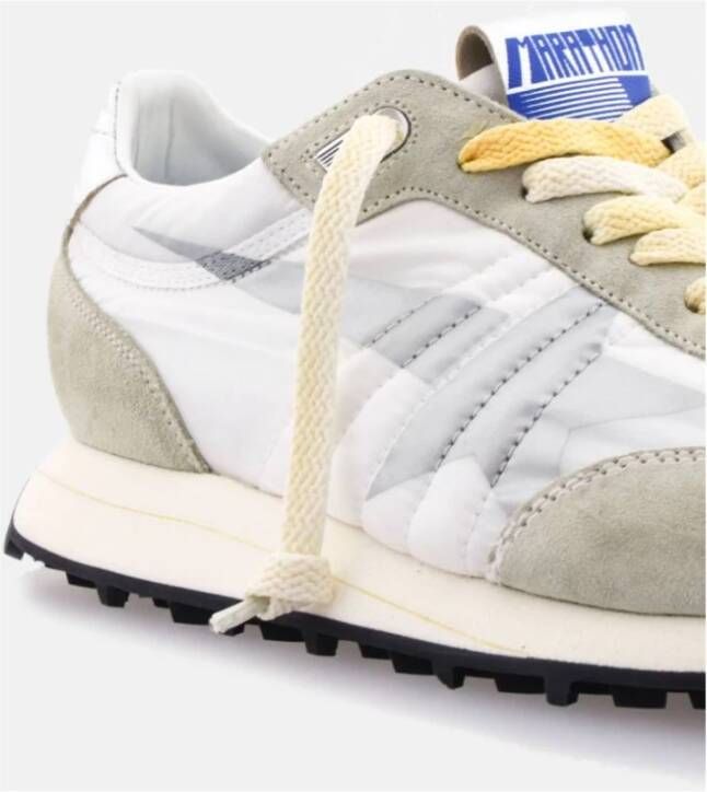 Golden Goose Vintage Marathon Zilveren Ster Sneakers White Heren