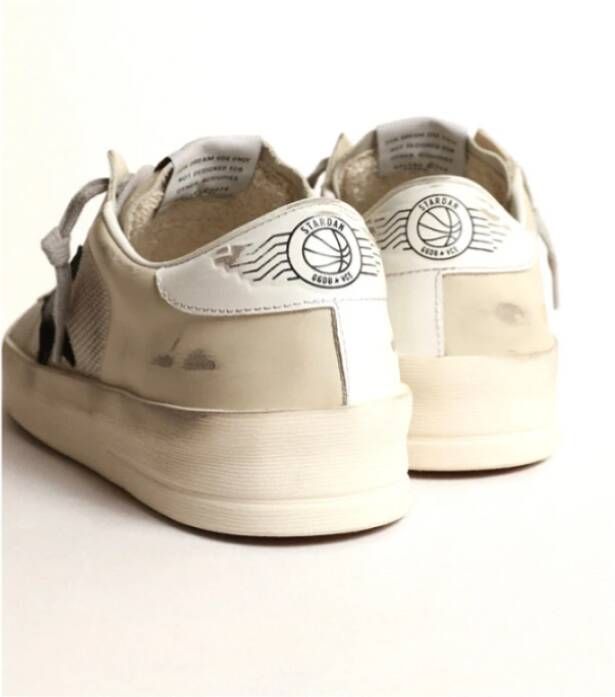 Golden Goose Vintage Off-White Sneakers met sterdetail