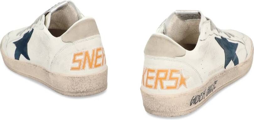 Golden Goose Vintage Star Sneakers met Leren Details