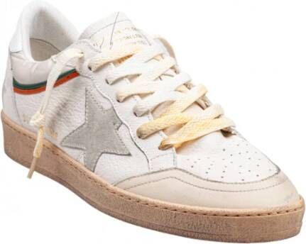 Golden Goose Vintage Star Sneakers Wit Beige Heren
