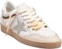 Golden Goose Witte Veterschoenen met Geperforeerde Neus White Heren - Thumbnail 4