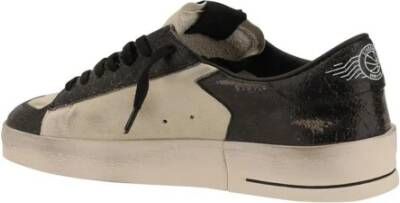 Golden Goose Vintage Suède Sneakers met Iconische Patch Black Heren
