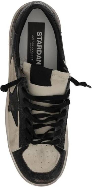 Golden Goose Vintage Suède Sneakers met Iconische Patch Black Heren