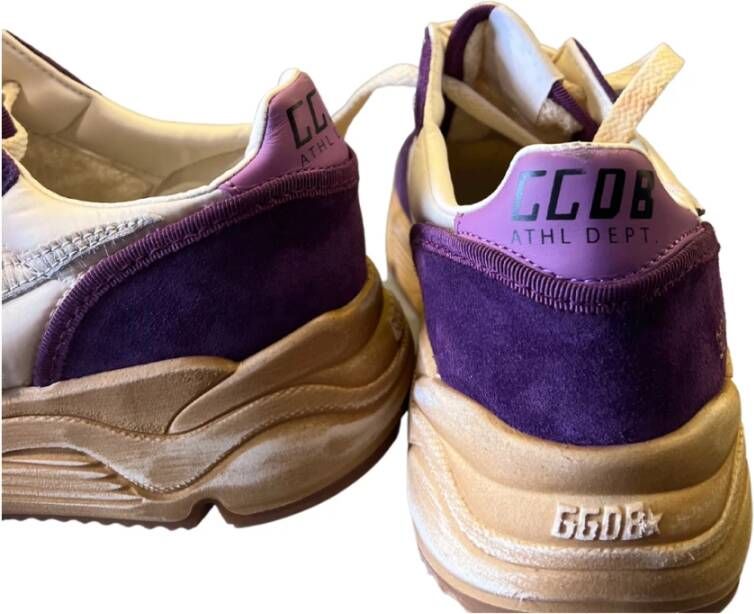 Golden Goose Viola Suede Nylon Sneakers met Sterrenprint