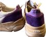 Golden Goose Viola Suede Nylon Sneakers met Sterrenprint - Thumbnail 2