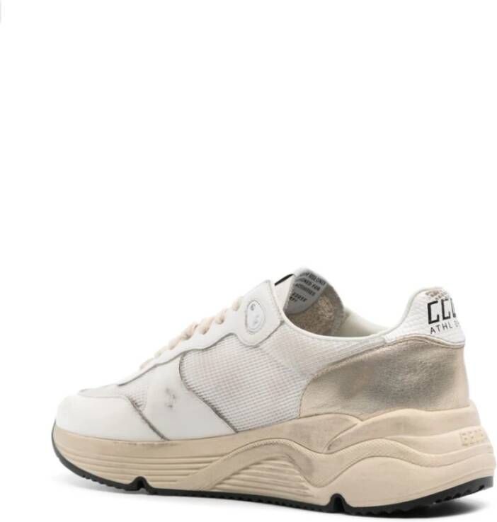 Golden Goose Vrouw Net Leer Sportschoenen White Dames