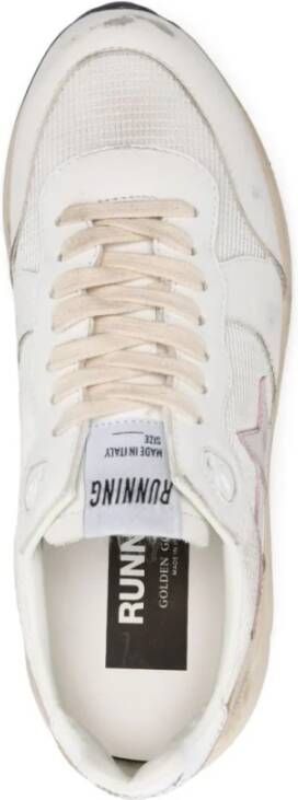 Golden Goose Vrouw Net Leer Sportschoenen White Dames