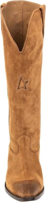 Golden Goose Wish Star leren cowboylaarzen