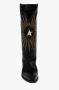 Golden Goose Zwarte Leren Laarzen met Ster Inleg Black Dames - Thumbnail 4