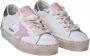 Golden Goose Witte en Roze Leren Sneakers White Dames - Thumbnail 2