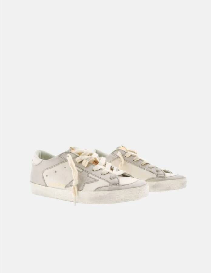 Golden Goose Wit en Zand Super-Star Penstar Sneakers Multicolor Heren