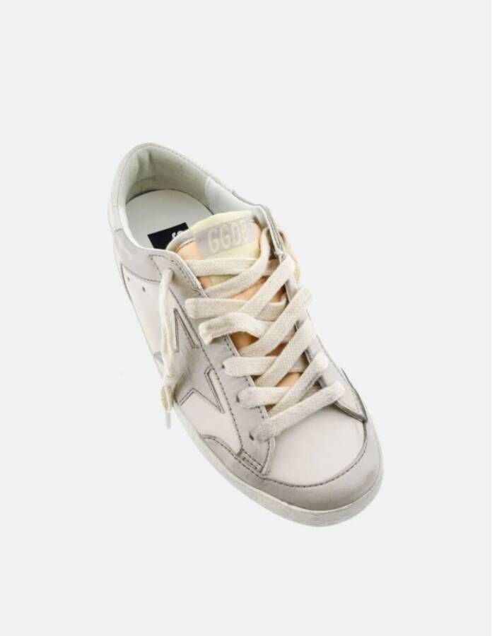 Golden Goose Wit en Zand Super-Star Penstar Sneakers Multicolor Heren