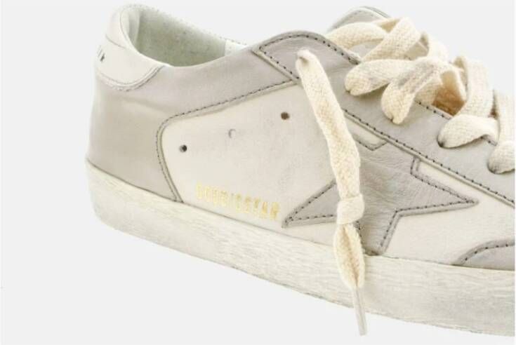 Golden Goose Wit en Zand Super-Star Penstar Sneakers Multicolor Heren