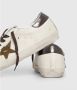 Golden Goose Wit Kaki Leren Sneakers - Thumbnail 2