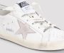 Golden Goose Witte Leren Sneakers met Katoenen Veters White Dames - Thumbnail 29