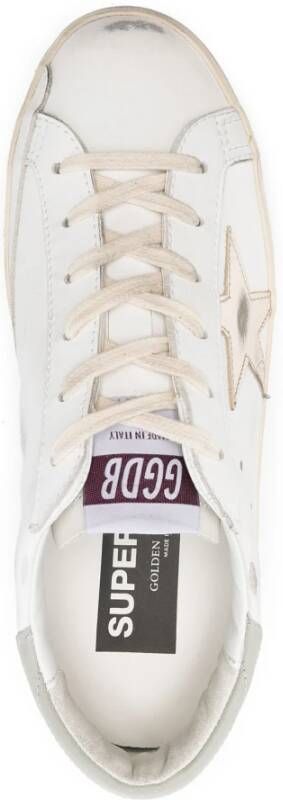 Golden Goose Wit Platina Grijs Super Star Schoenen White Dames