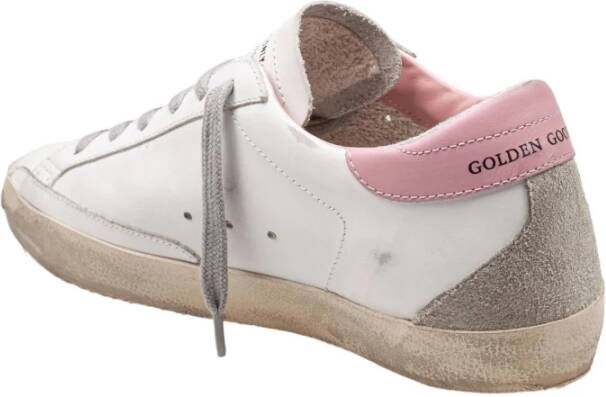 Golden Goose Sneakers met versleten effect en sterrenlogo Beige Dames
