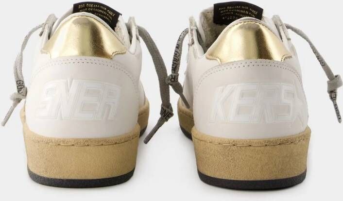 Golden Goose Witte Ballstar Sneakers van Leer Wit Dames