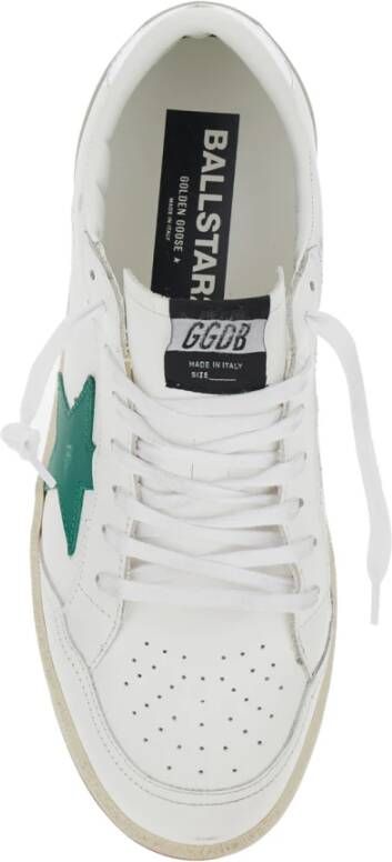 Golden Goose Witte lage sneakers met sterpatch White Heren