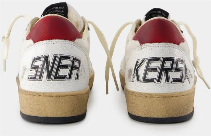 Golden Goose Nappa Suède Leren Ster Hiel White Heren