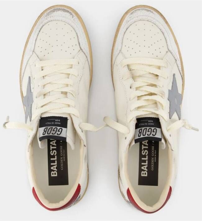 Golden Goose Nappa Suède Leren Ster Hiel White Heren
