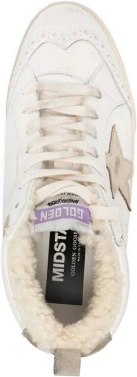 Golden Goose Witte Leren Casual Sneakers