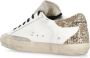 Golden Goose Leren Glittersneakers met Ster White Dames - Thumbnail 7