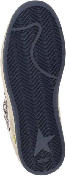 Golden Goose Witte Leren Kindersneakers Sterdetail White Heren